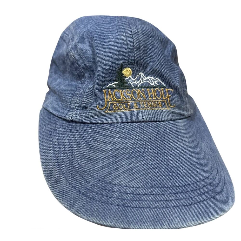 VTG Jackson Hole Golf & Tennis Wyoming Hat Cap Mens Baseball Imperial Headwear